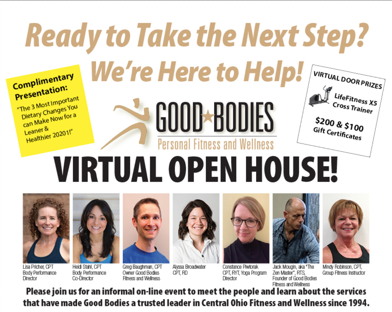 Good Bodies Fitness Virtual Open House